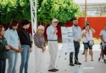 El Gobernador, doctor Miguel Ángel Navarro y Beatriz Estrada cumplen compromiso con la primaria “20 de Noviembre” de Aután, en San Blas